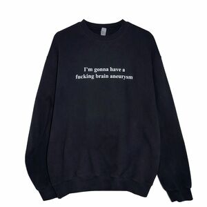Gildan Black Graphic Sweatshirt